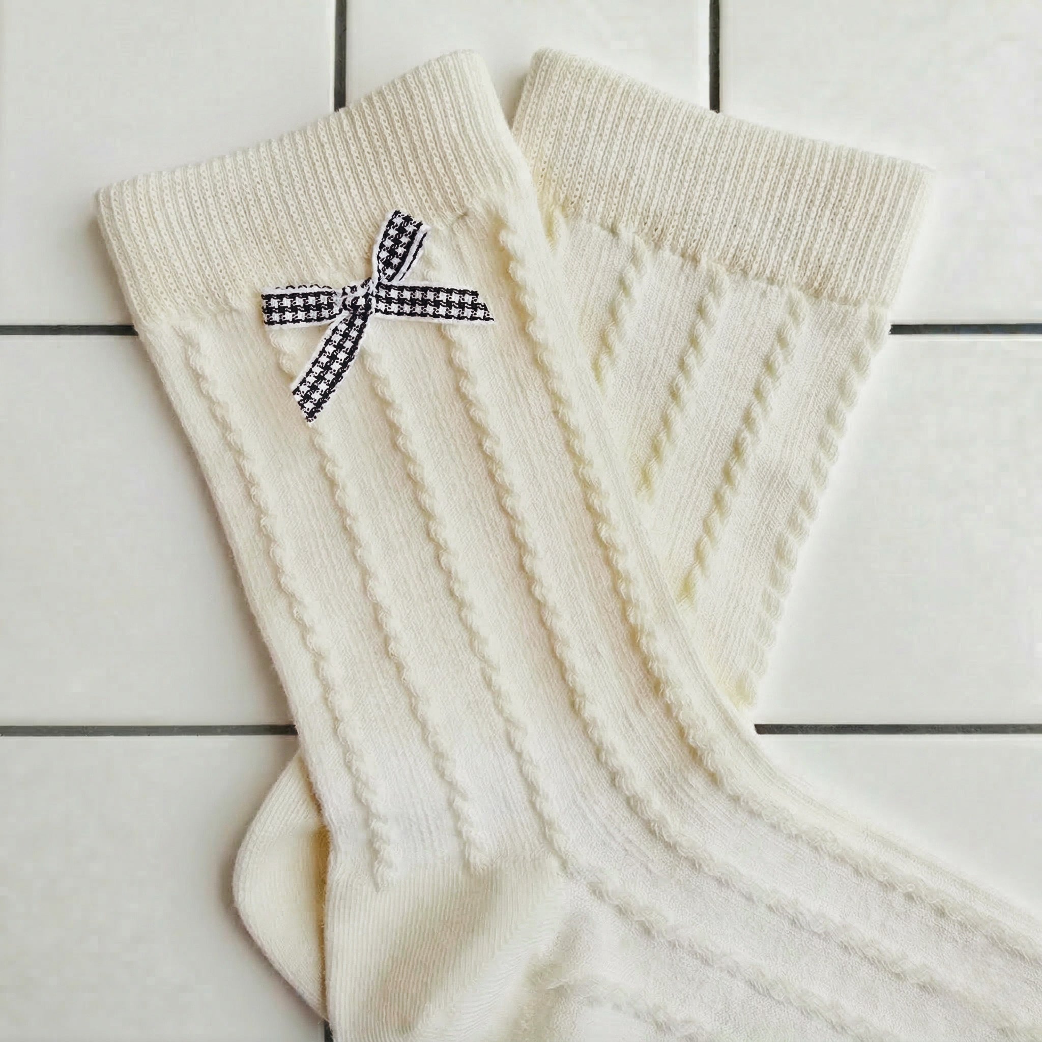 106. Braided Poly with Checkered Bow